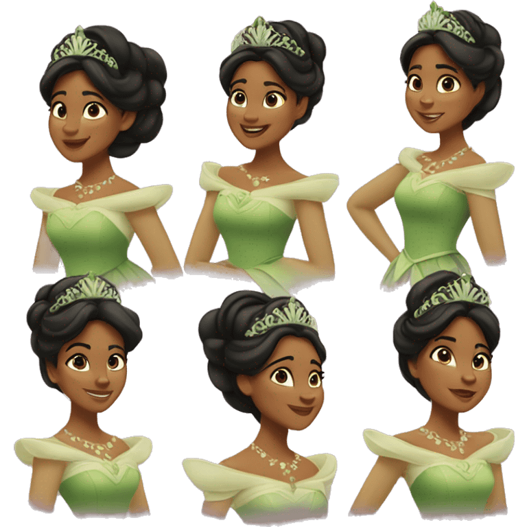 Princesa tiana emoji