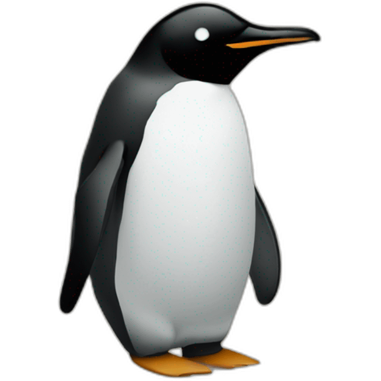 Sad-pinguin-minimalist emoji