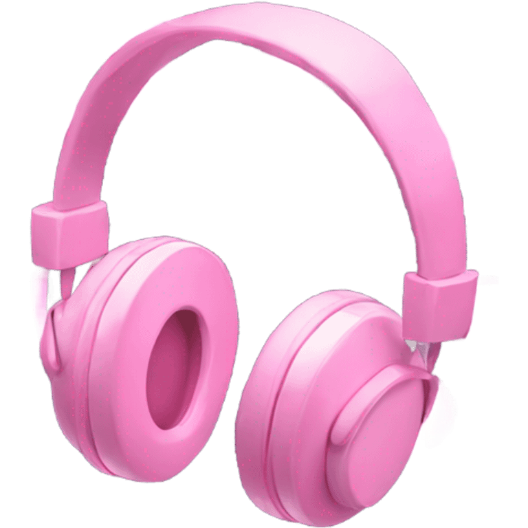 Pink aesthetic headphones  emoji