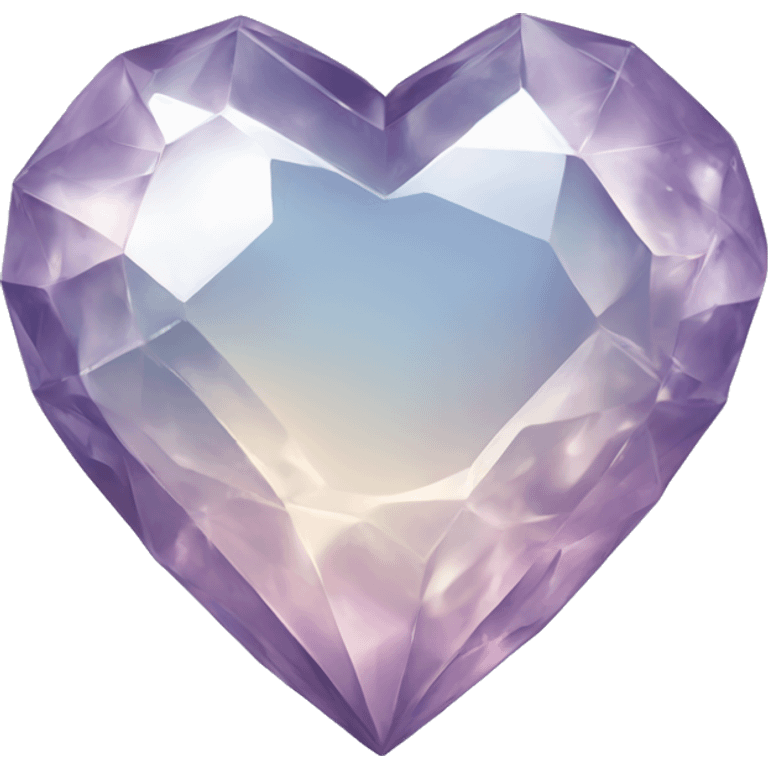 crystal heart emoji