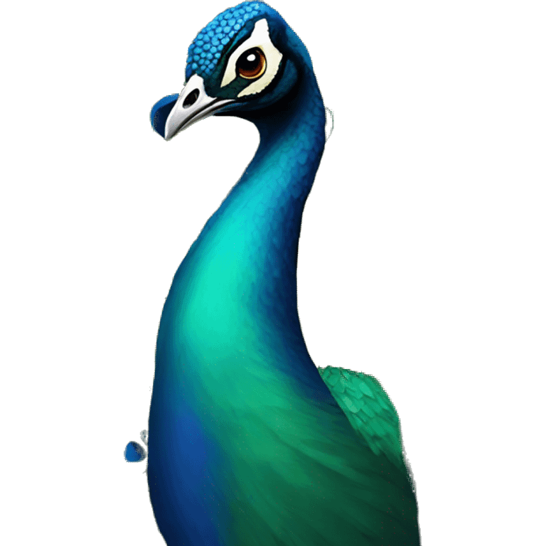 Peacock emoji