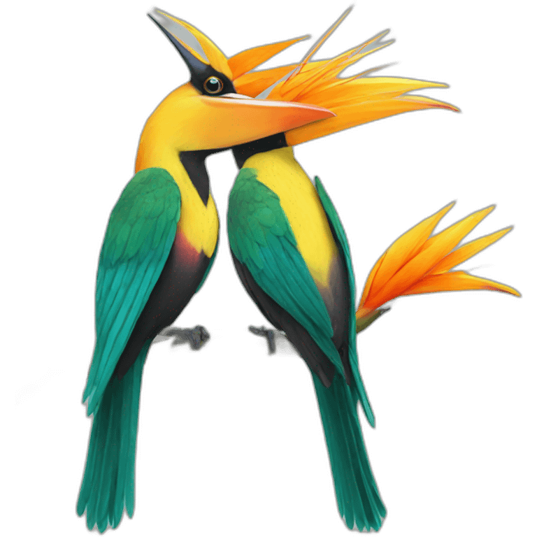 Birds of paradise emoji