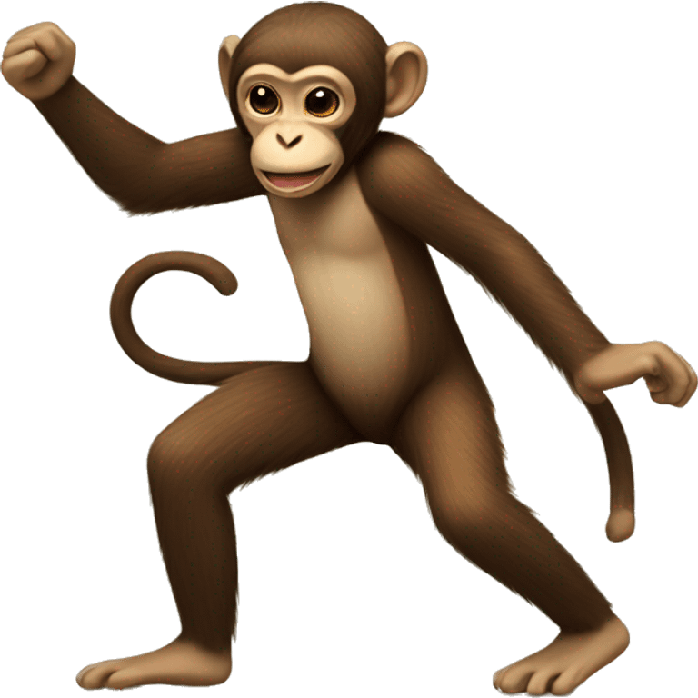 Dancing monkey emoji