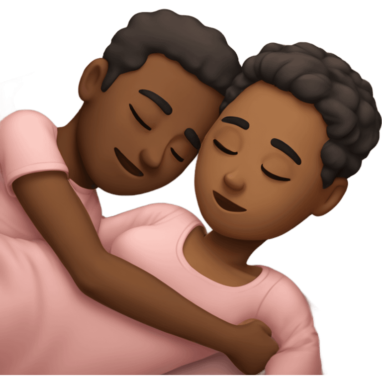 Two lovers sleeping together emoji