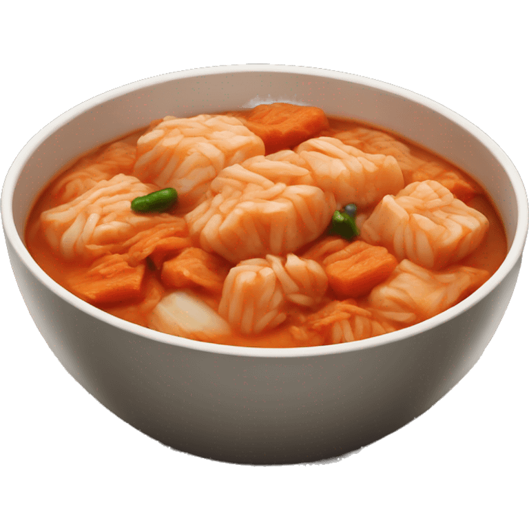 kimchi stew in a bowl  emoji