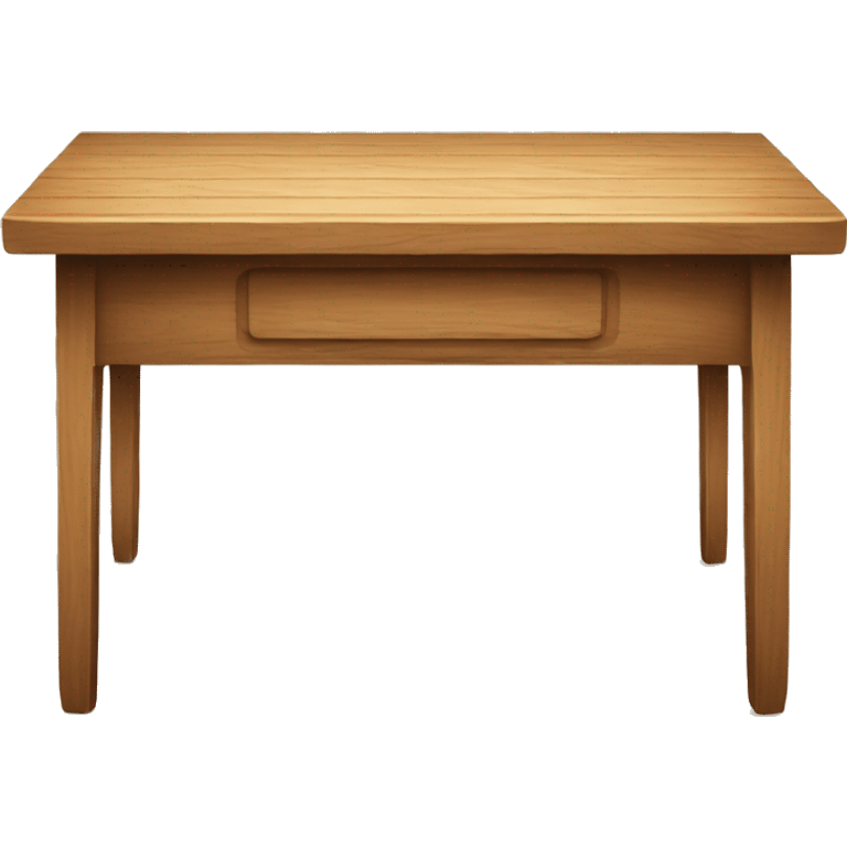 wooden table emoji