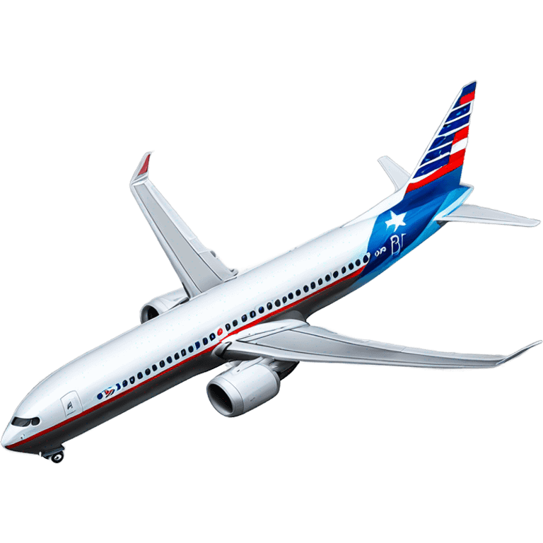  737 Max 8 American Airlines  emoji