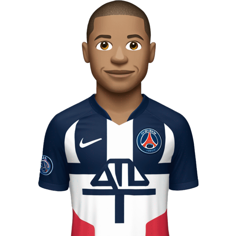 Mbappe with psg kit emoji