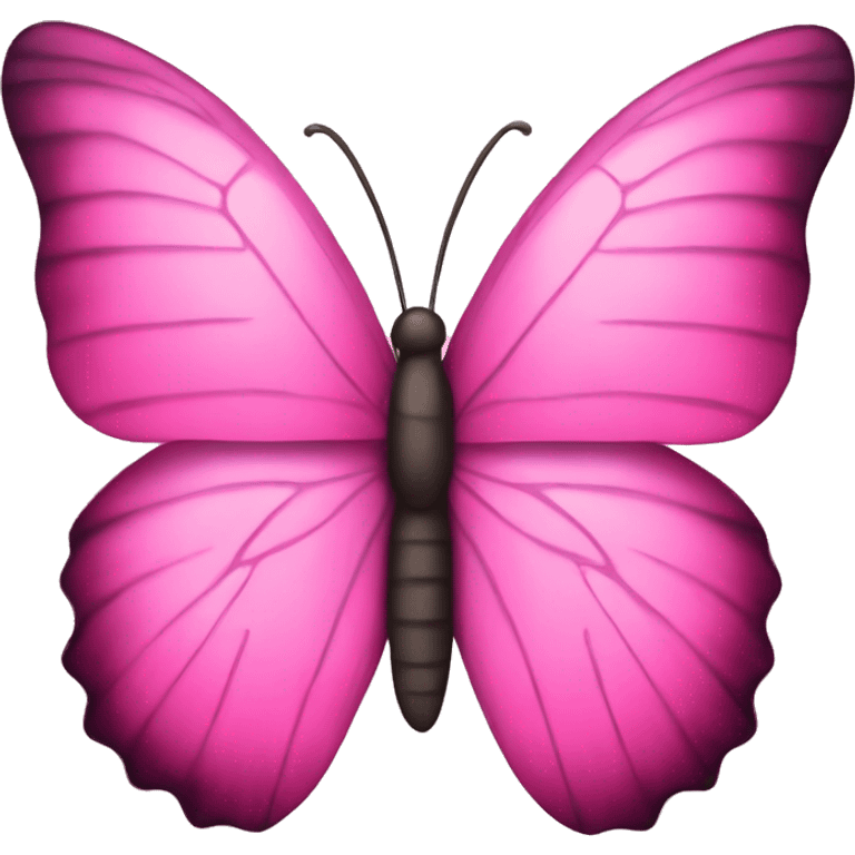 A pink butterfly emoji