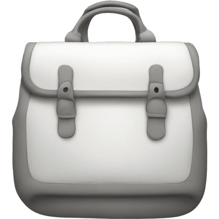 white work bag emoji