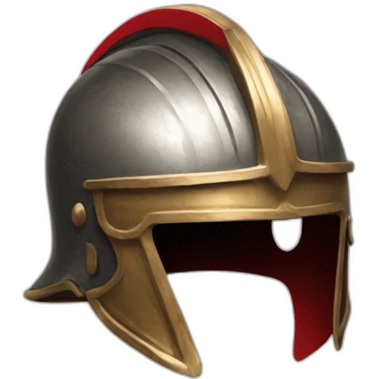 rome helmet with red details emoji