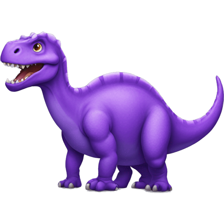 Purple dinosaur  emoji