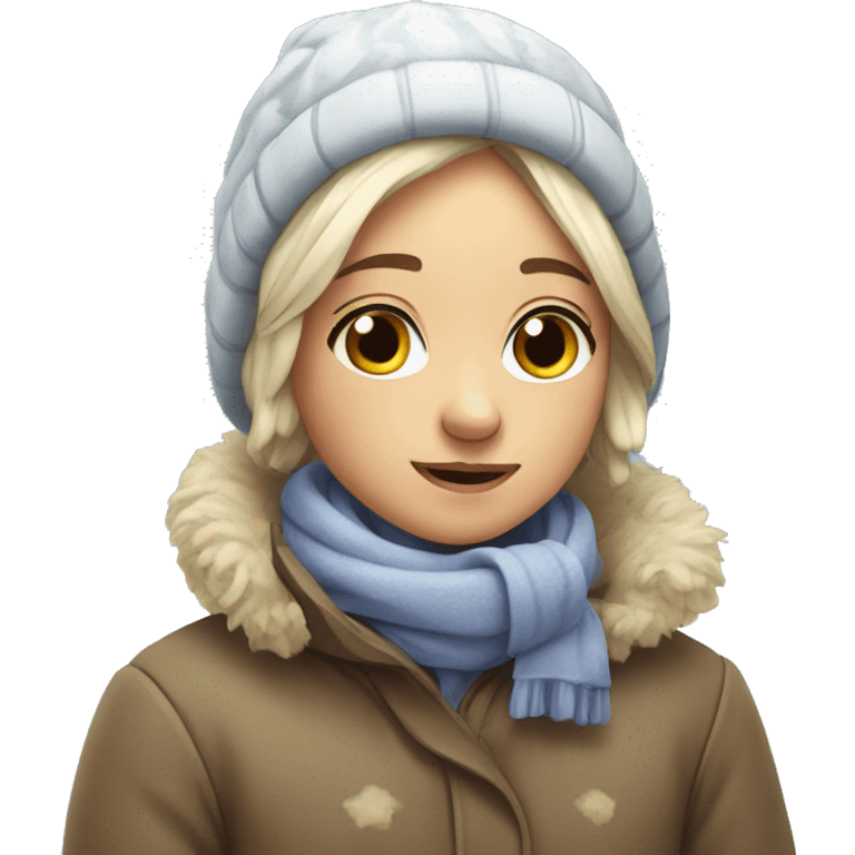 Cute winter  emoji