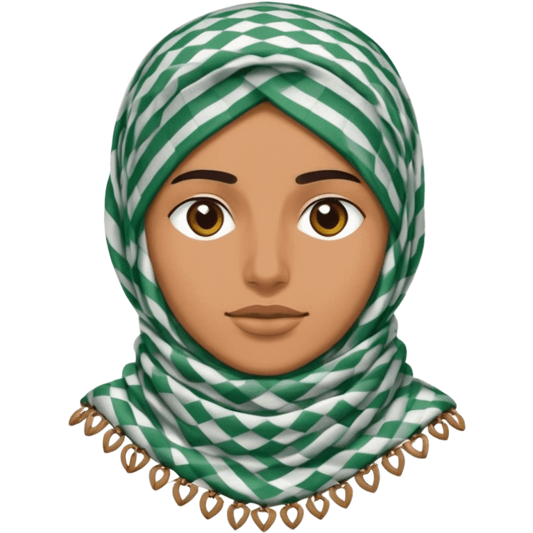 Brazilian keffiyeh emoji