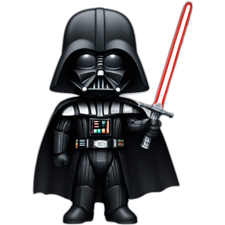 Darth Vader holding a sword emoji