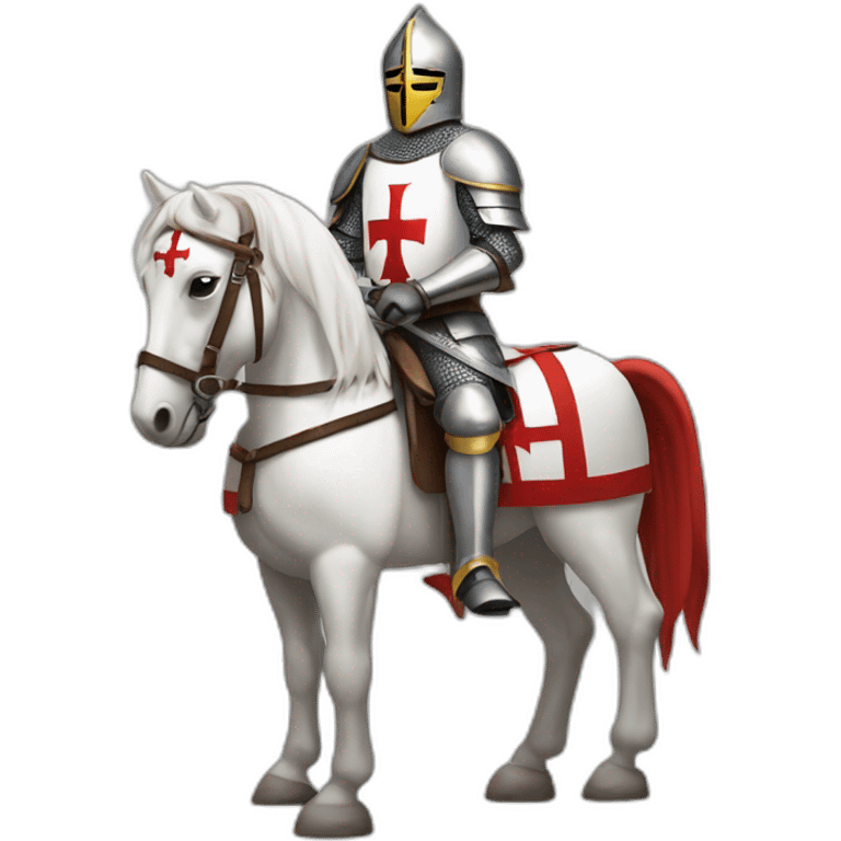 Knights Templar with horse emoji