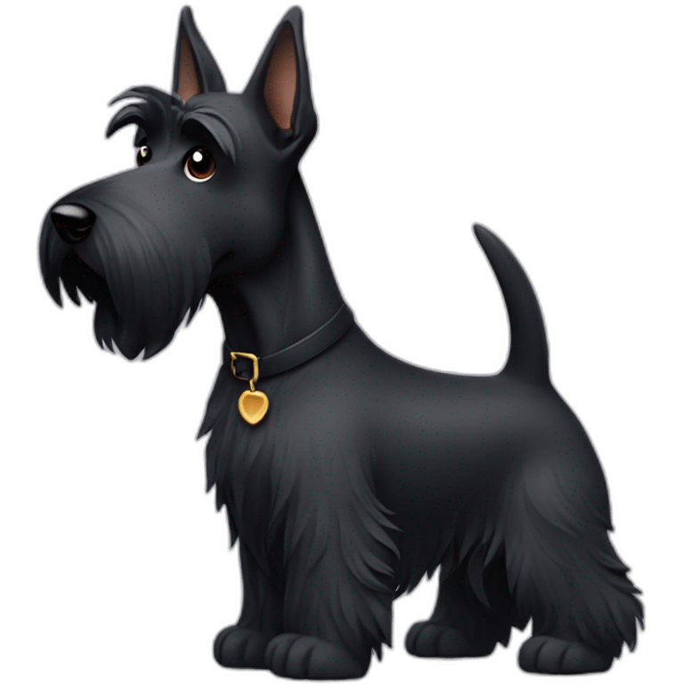 dog scottish terrier full body emoji