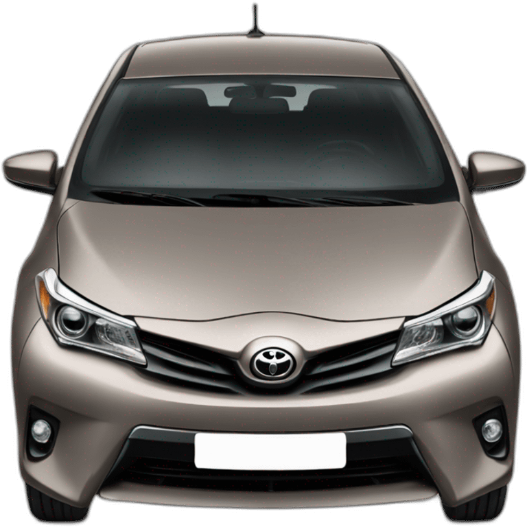 Brown Grey Toyota auris emoji