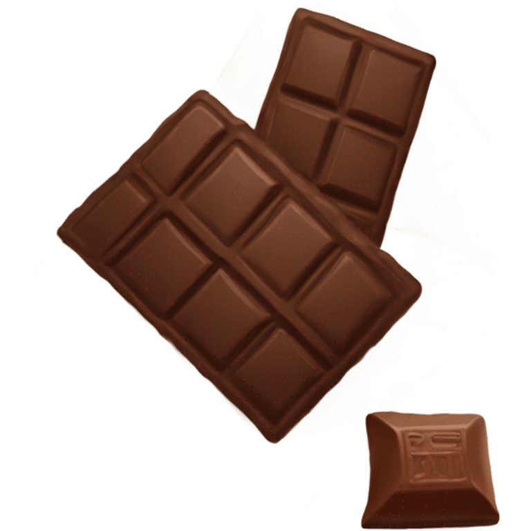 chocolate and a folded card emoji