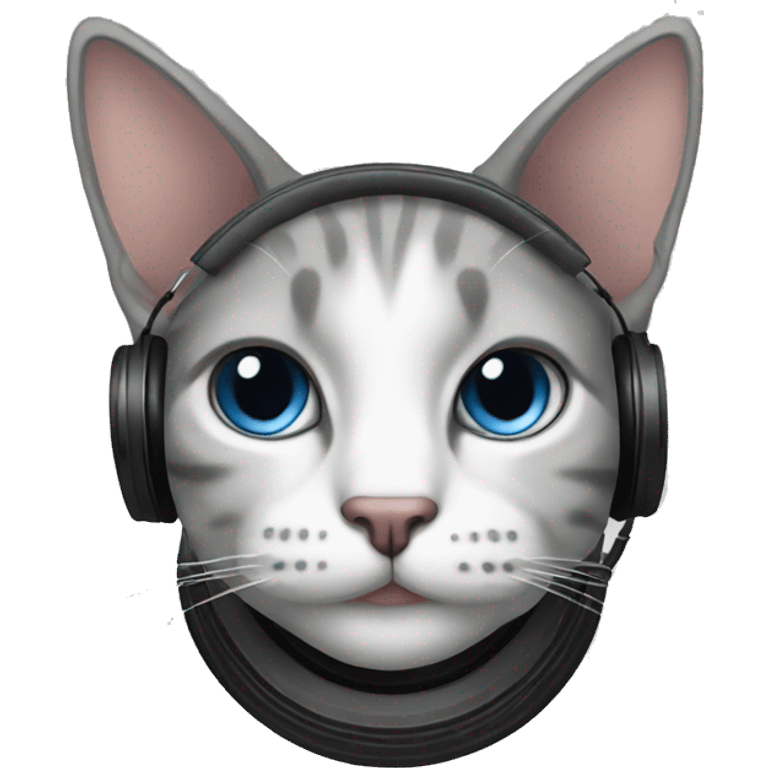 Cat DJ emoji