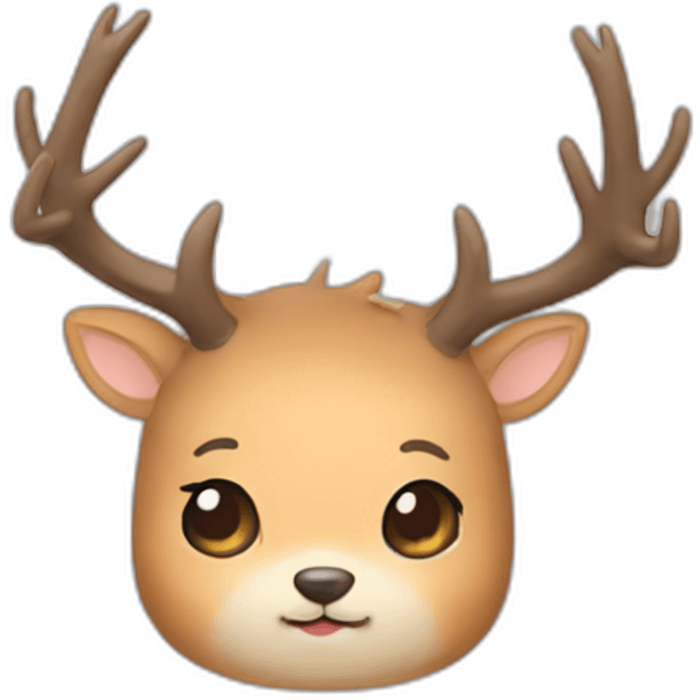 meo-chibi-deer-antlers-👍🏻 emoji