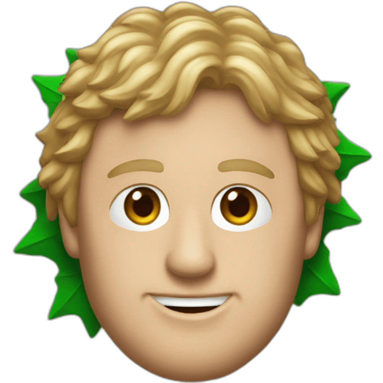 Larry Bird with Christmashad emoji