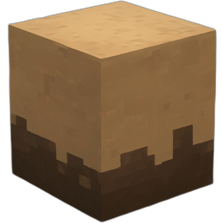 minecraft dirt block emoji