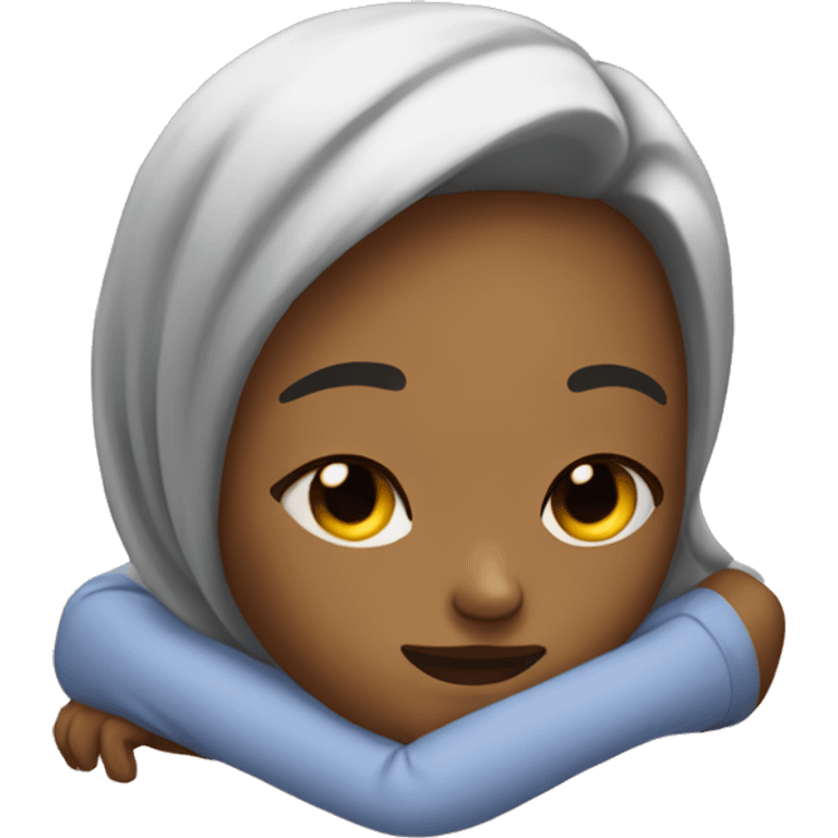 fille qui dort emoji