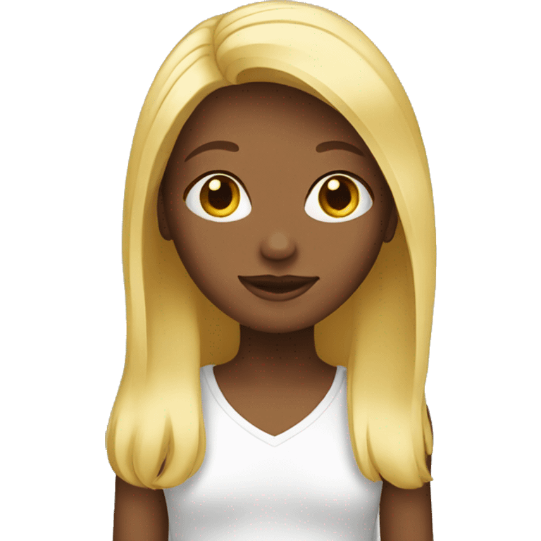 Blond girl  emoji