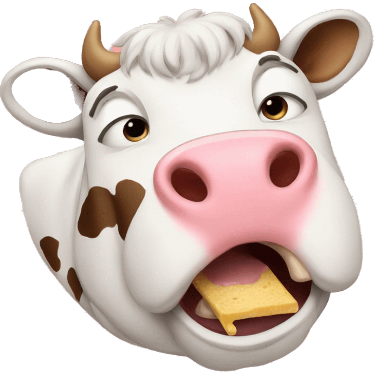 cow eat emoji