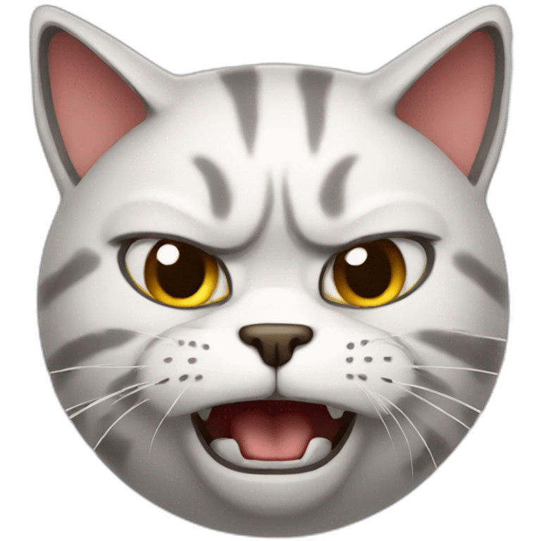 a angry cat emoji