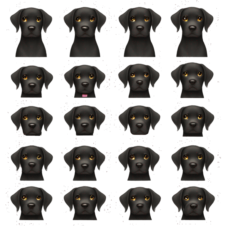 Black labrador Wernersenn Hund mix Dog emoji