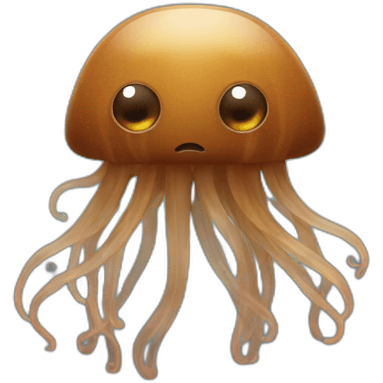 brown-jellyfish emoji