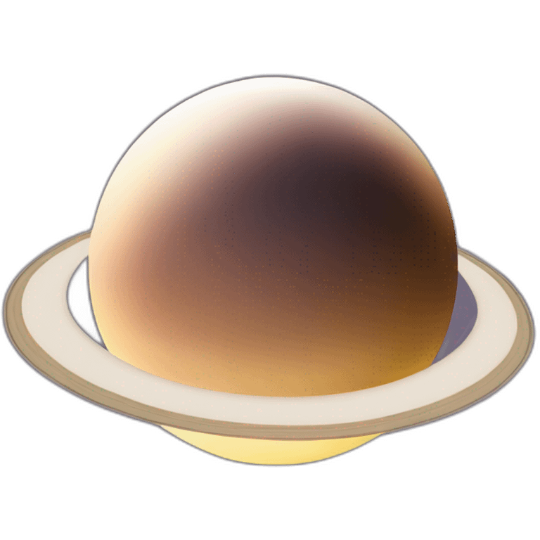 Saturn choca con el sol emoji