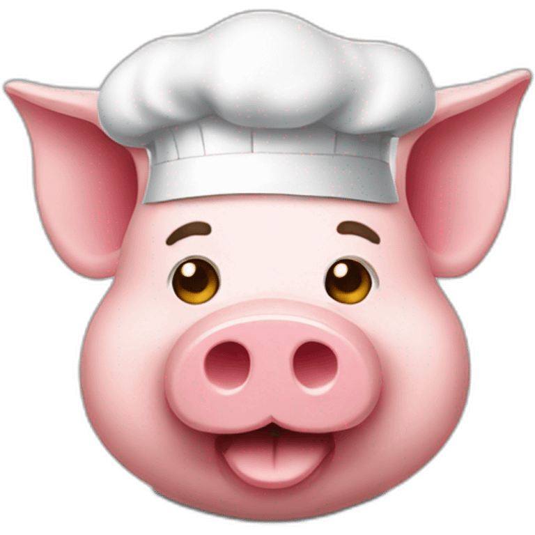 pig chef face android phone style emoji