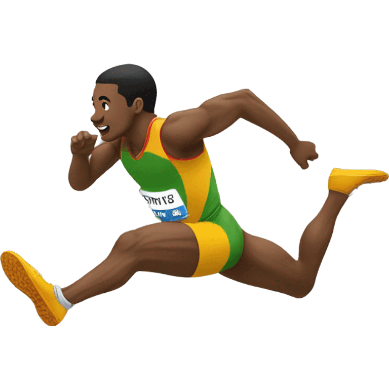 long jump side view emoji