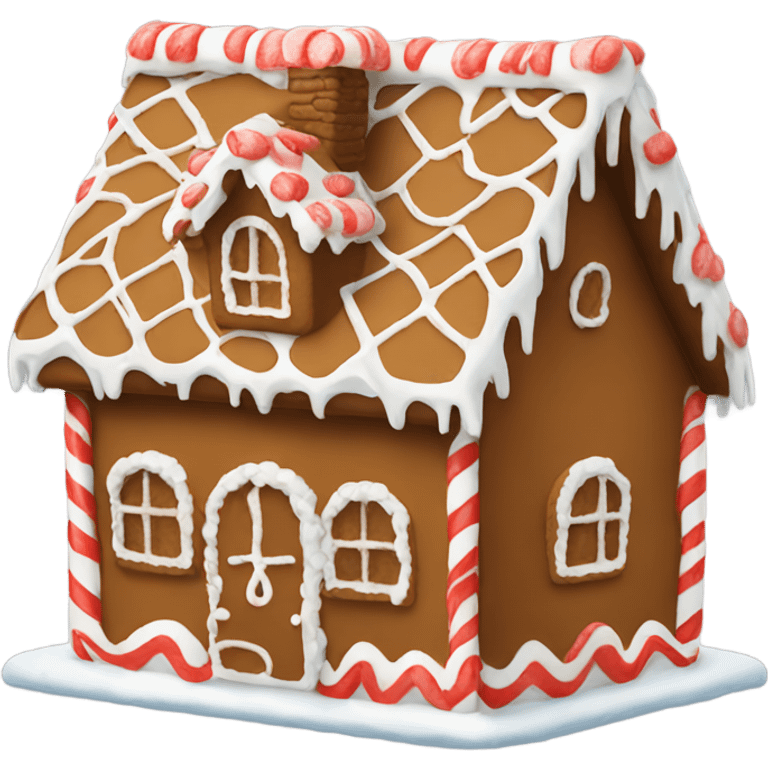 gingerbread house emoji