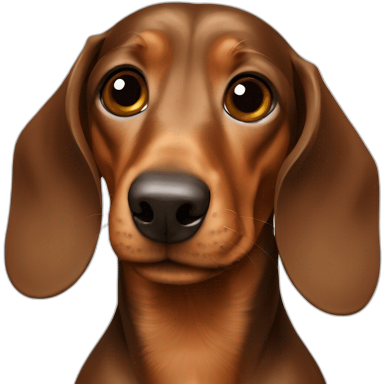 doctor Dachshund brown emoji