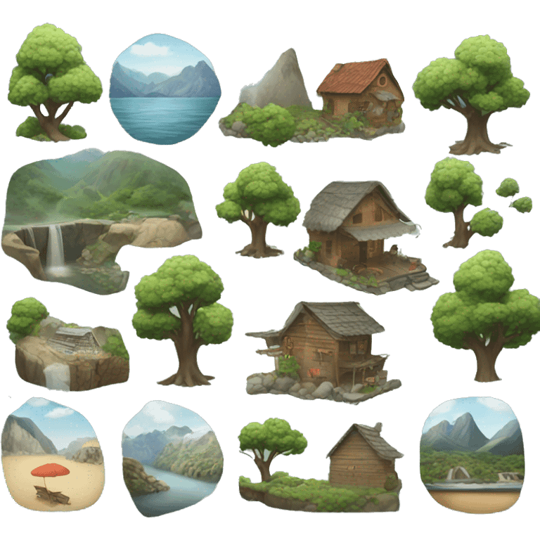 Places and outdoor emoji