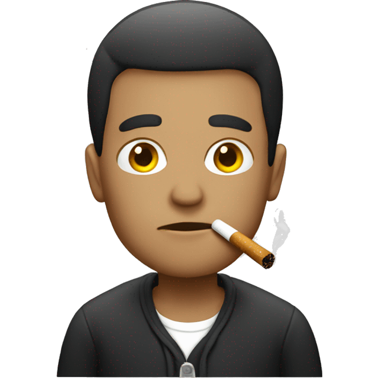 Guy smoking emoji