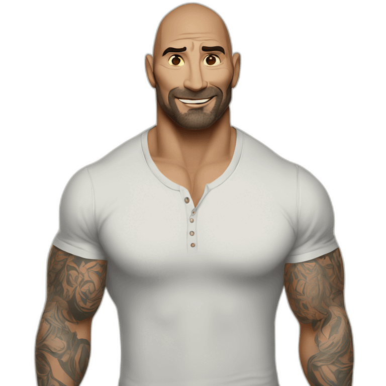 actor dave bautista cartoon wearing henley  emoji