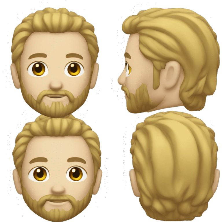 ronin blond beard emoji