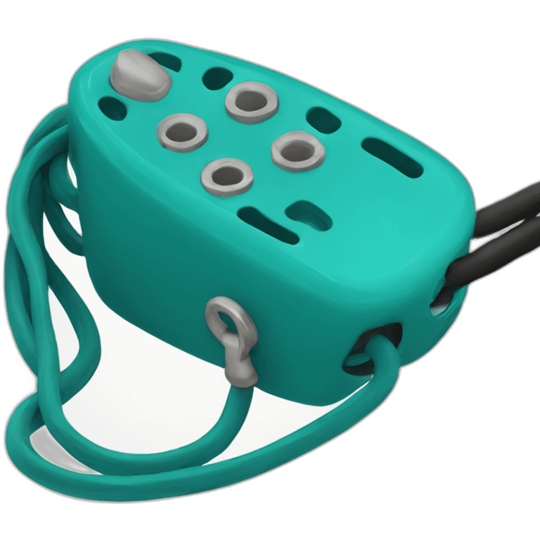 teal grigri belay device emoji