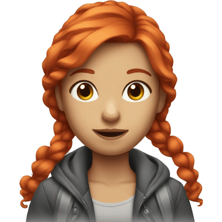 red hair girl emoji