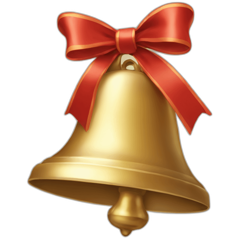 Bell, ribbon emoji