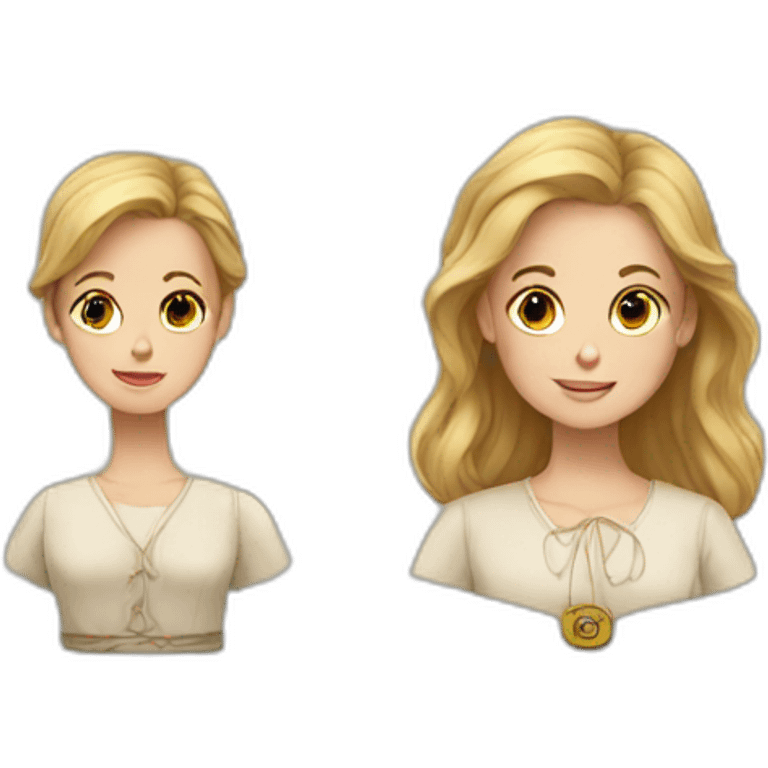 Genealogy girl emoji