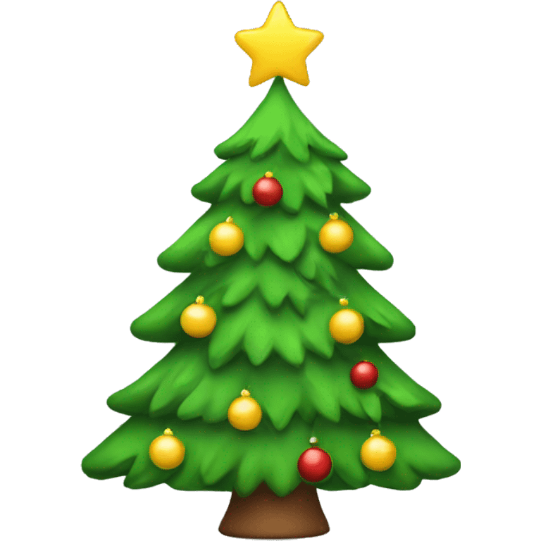 cute christmas tree emoji