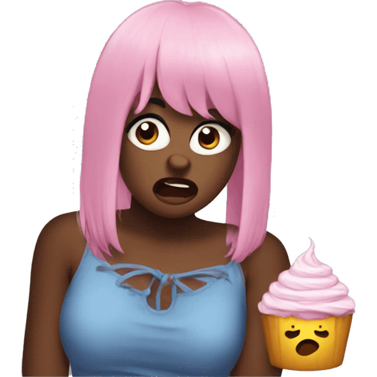 angry cupcakke emoji