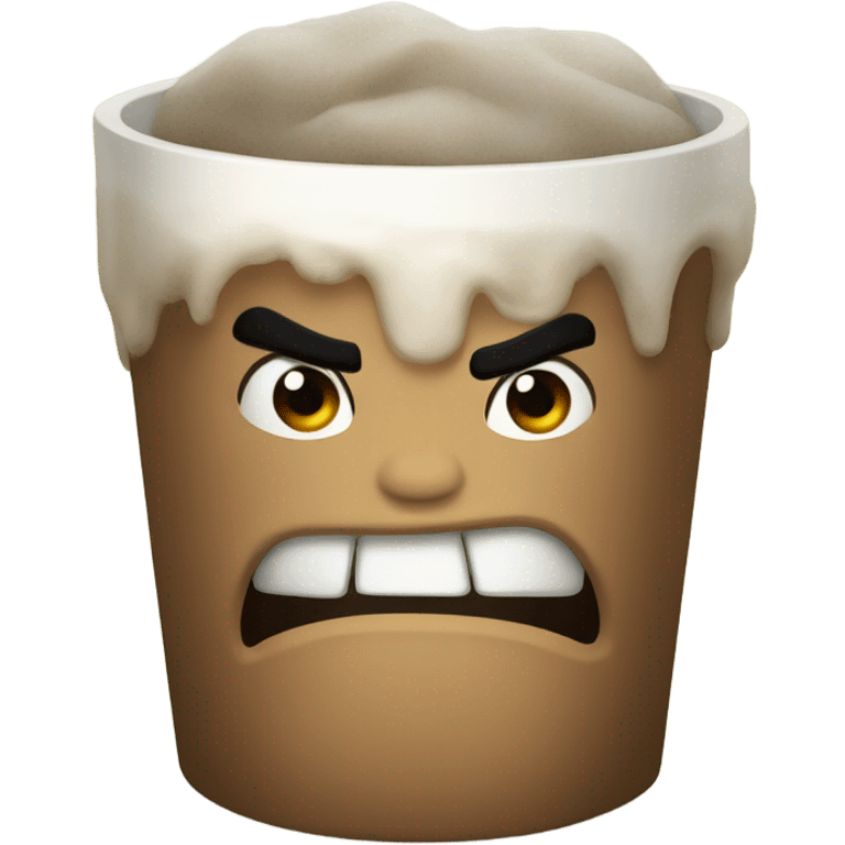 Big fat angry cup  emoji