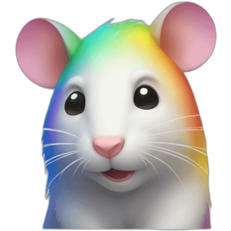 rainbow rat emoji